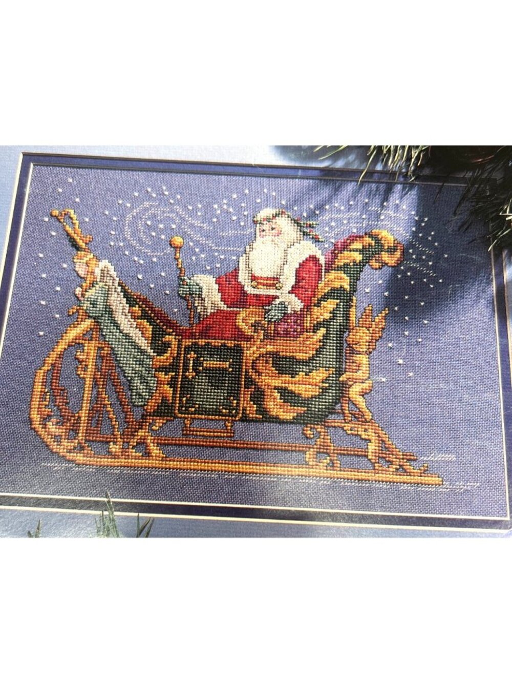 The Enchanted Sleigh Cross-Stitch Pattern Book 1 By Leisure Arts